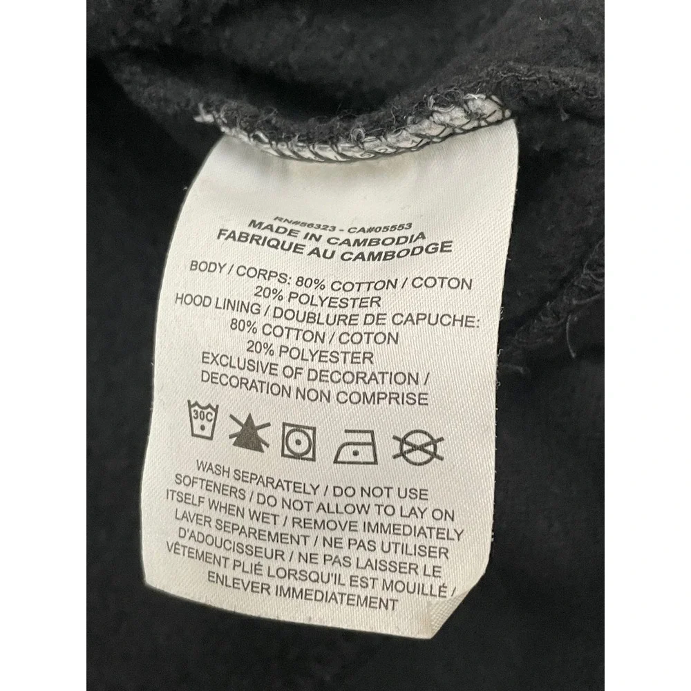 Air Jordan AJ11 Graphic Fleece Pullover Hoodie Men's XL Black Circle DD0386-010